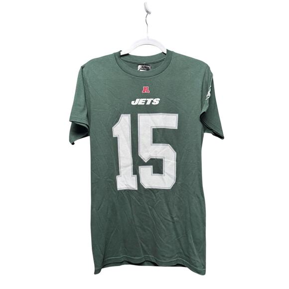 New York Jets 2012 Tim Tebow #15 NFL Jersey T-Shirt Mens Size Small Green NEW - Picture 1 of 7